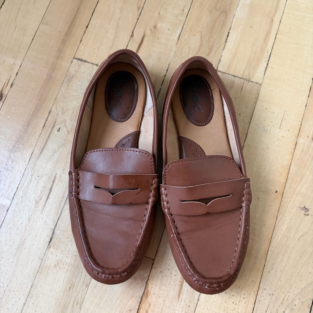 Boc Women’s Brown Loafers Driving Moccasins Shoes Size 6.5M